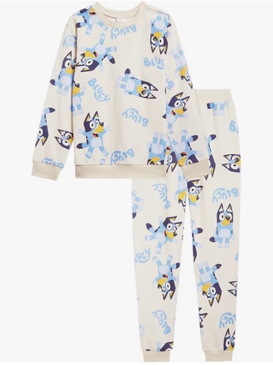 Bluey Other - Bluey • 2 Piece Sweatsuit • Sweatshirt and Pants • Sz 7-8